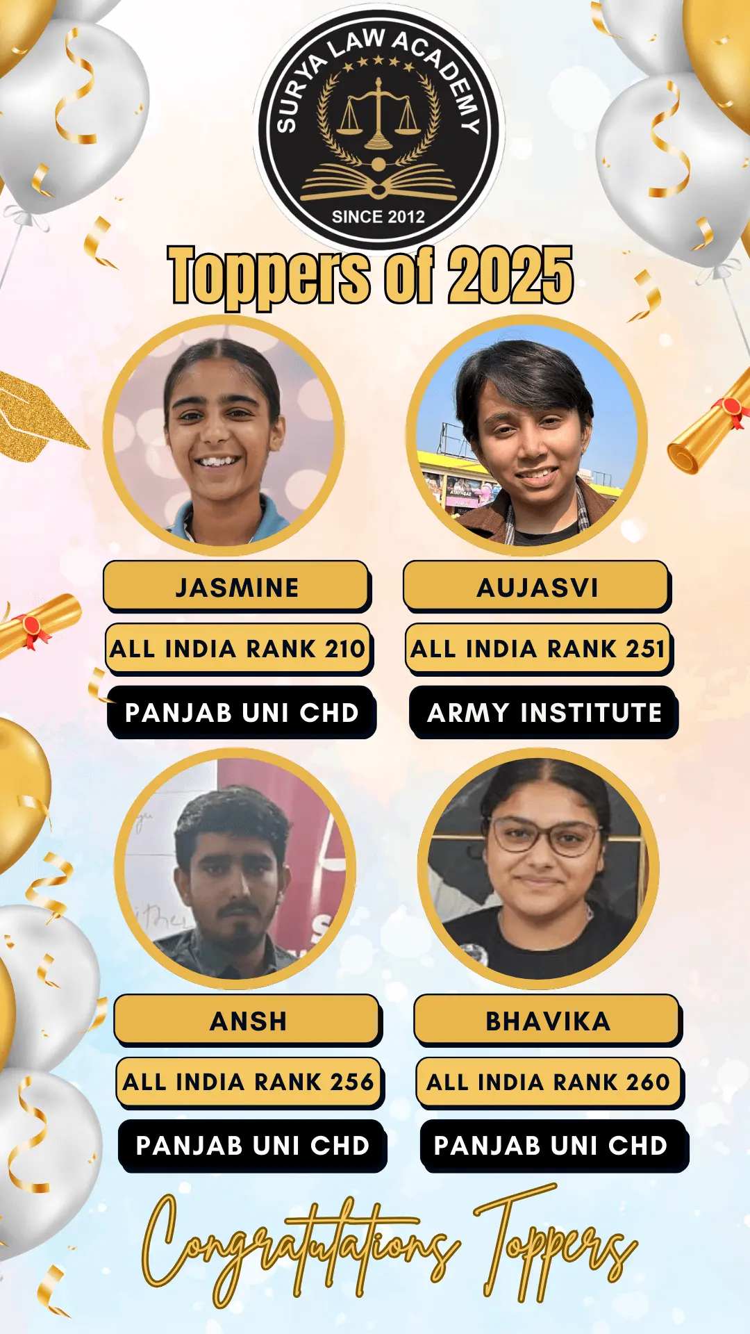 PU Law Entrance Toppers 6